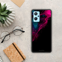 Thumbnail for Watercolor Pink Black - Oppo A96 θήκη