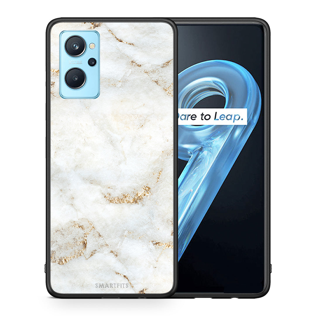 White Gold Marble - Realme 9i θήκη