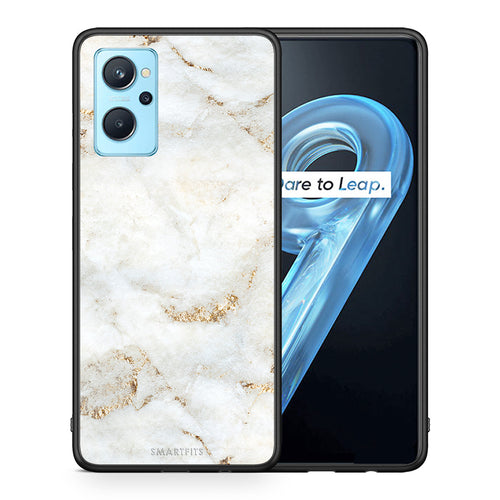 White Gold Marble - Oppo A96 θήκη
