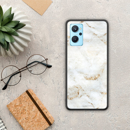 White Gold Marble - Oppo A96 θήκη