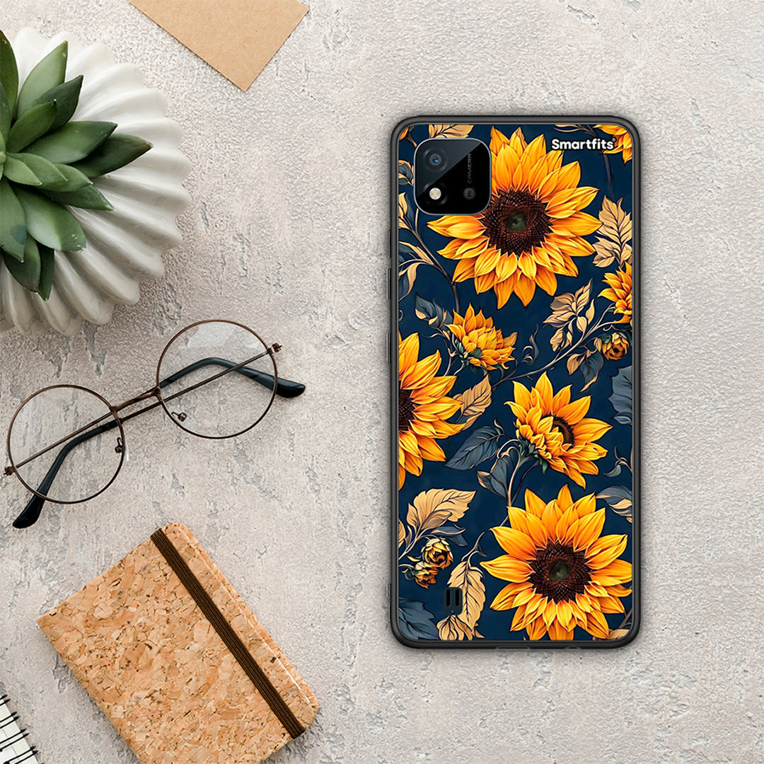 Autumn Sunflowers - Realme C11 2021 / C20 θήκη