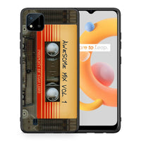Thumbnail for Θήκη Realme C11 2021 Awesome Mix από τη Smartfits με σχέδιο στο πίσω μέρος και μαύρο περίβλημα | Realme C11 2021 Awesome Mix case with colorful back and black bezels