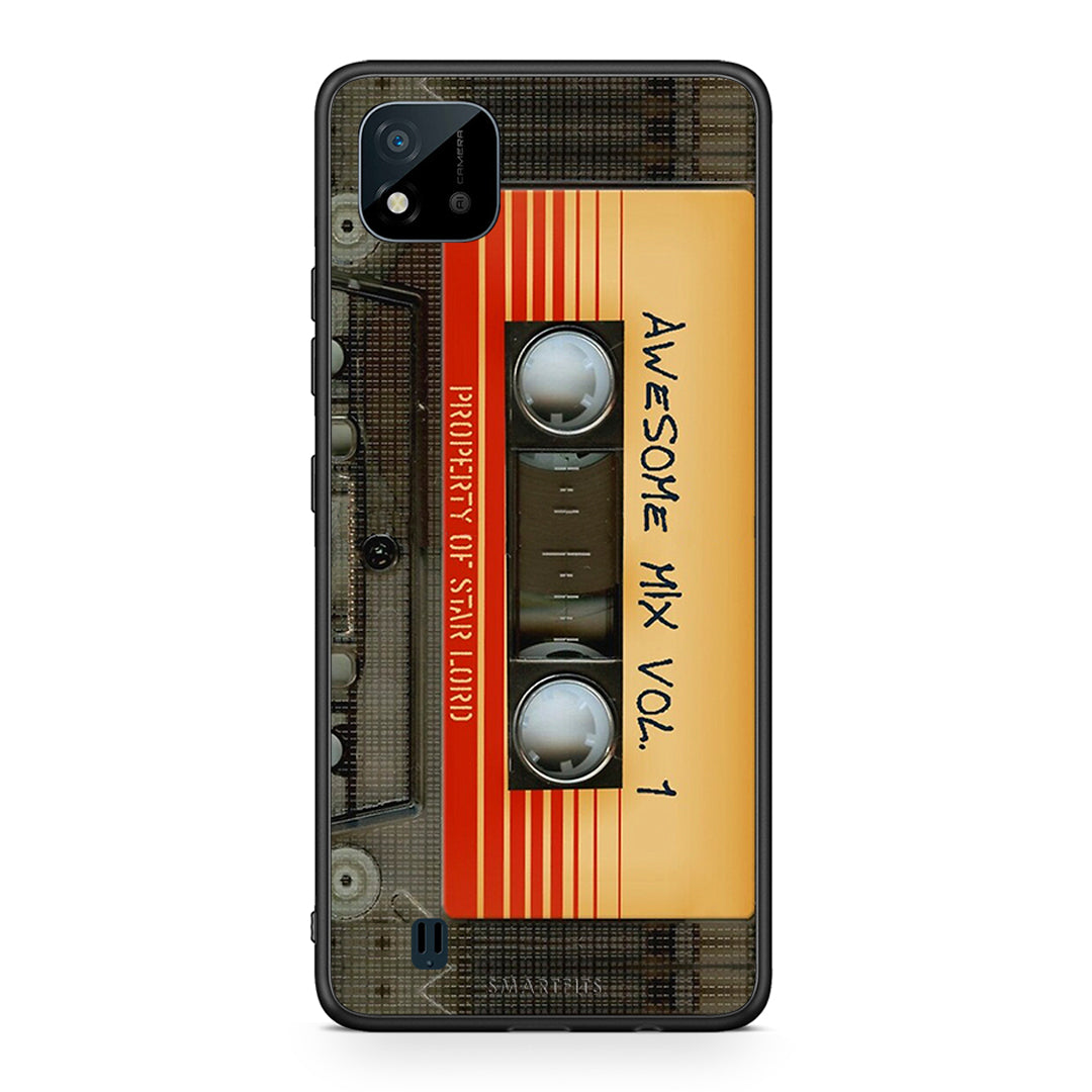 Realme C11 2021 Awesome Mix θήκη από τη Smartfits με σχέδιο στο πίσω μέρος και μαύρο περίβλημα | Smartphone case with colorful back and black bezels by Smartfits