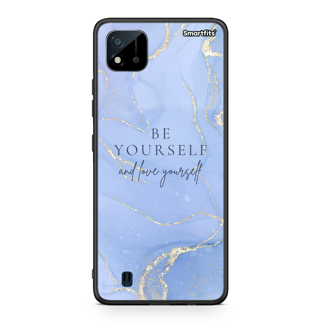 Realme C11 2021 Be Yourself θήκη από τη Smartfits με σχέδιο στο πίσω μέρος και μαύρο περίβλημα | Smartphone case with colorful back and black bezels by Smartfits