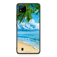 Thumbnail for Realme C11 2021 Beautiful Beach θήκη από τη Smartfits με σχέδιο στο πίσω μέρος και μαύρο περίβλημα | Smartphone case with colorful back and black bezels by Smartfits