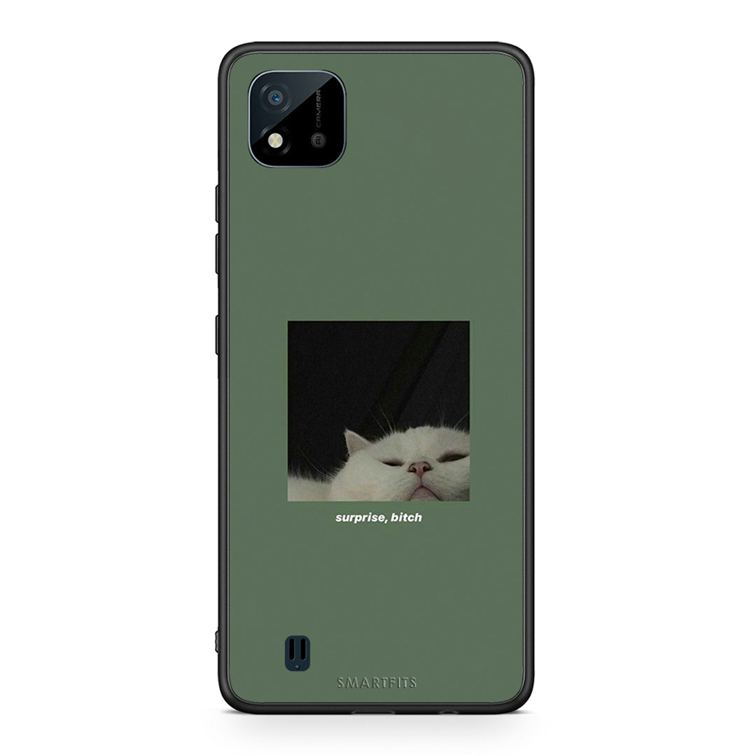 Realme C11 2021 Bitch Surprise θήκη από τη Smartfits με σχέδιο στο πίσω μέρος και μαύρο περίβλημα | Smartphone case with colorful back and black bezels by Smartfits