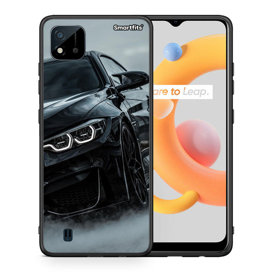 Θήκη Realme C11 2021 Black BMW από τη Smartfits με σχέδιο στο πίσω μέρος και μαύρο περίβλημα | Realme C11 2021 Black BMW case with colorful back and black bezels