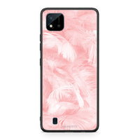 Thumbnail for 33 - Realme C11 2021 Pink Feather Boho case, cover, bumper