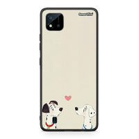 Thumbnail for Realme C11 2021 Dalmatians Love θήκη από τη Smartfits με σχέδιο στο πίσω μέρος και μαύρο περίβλημα | Smartphone case with colorful back and black bezels by Smartfits