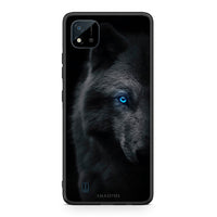 Thumbnail for Realme C11 2021 Dark Wolf θήκη από τη Smartfits με σχέδιο στο πίσω μέρος και μαύρο περίβλημα | Smartphone case with colorful back and black bezels by Smartfits