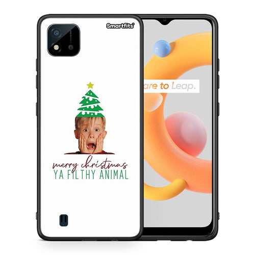 Θήκη Realme C11 2021 Filthy Animal από τη Smartfits με σχέδιο στο πίσω μέρος και μαύρο περίβλημα | Realme C11 2021 Filthy Animal case with colorful back and black bezels