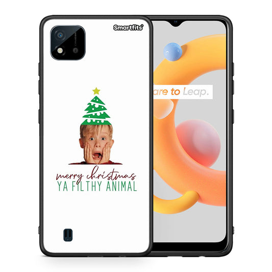 Θήκη Realme C11 2021 Filthy Animal από τη Smartfits με σχέδιο στο πίσω μέρος και μαύρο περίβλημα | Realme C11 2021 Filthy Animal case with colorful back and black bezels