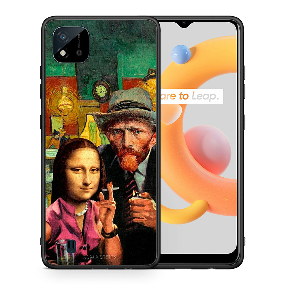 Θήκη Realme C11 2021 Funny Art από τη Smartfits με σχέδιο στο πίσω μέρος και μαύρο περίβλημα | Realme C11 2021 Funny Art case with colorful back and black bezels