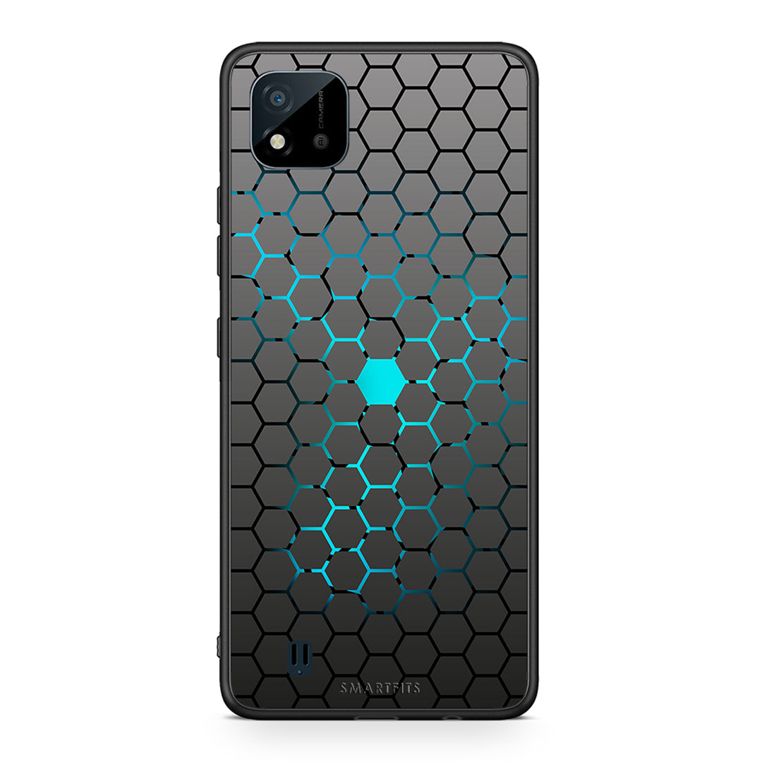 40 - Realme C11 2021 Hexagonal Geometric case, cover, bumper