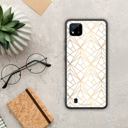 Geometric Luxury White - Realme C11 2021 / C20 θήκη