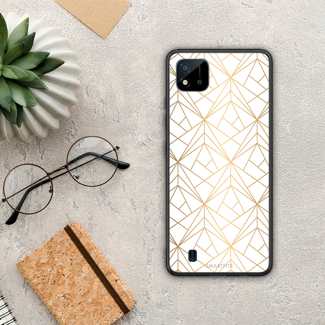 Geometric Luxury White - Realme C11 2021 / C20 θήκη