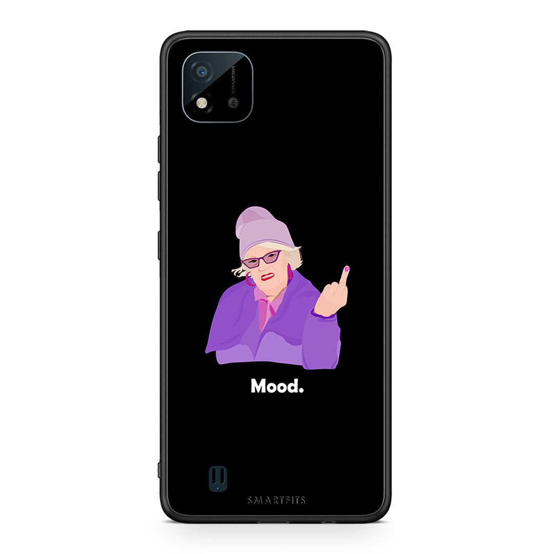 Realme C11 2021 Grandma Mood Black θήκη από τη Smartfits με σχέδιο στο πίσω μέρος και μαύρο περίβλημα | Smartphone case with colorful back and black bezels by Smartfits