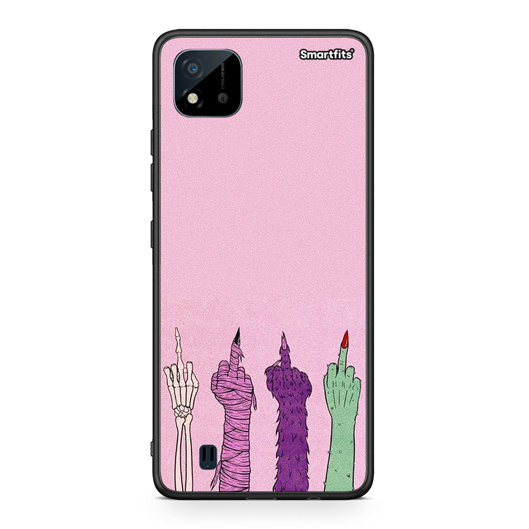 Realme C11 2021 Halloween Be A Lady θήκη από τη Smartfits με σχέδιο στο πίσω μέρος και μαύρο περίβλημα | Smartphone case with colorful back and black bezels by Smartfits