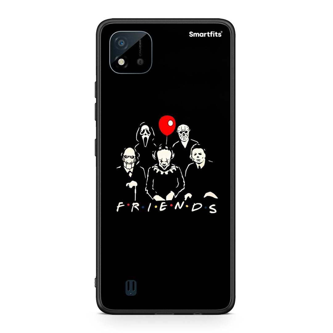 Realme C11 2021 Halloween Friends θήκη από τη Smartfits με σχέδιο στο πίσω μέρος και μαύρο περίβλημα | Smartphone case with colorful back and black bezels by Smartfits