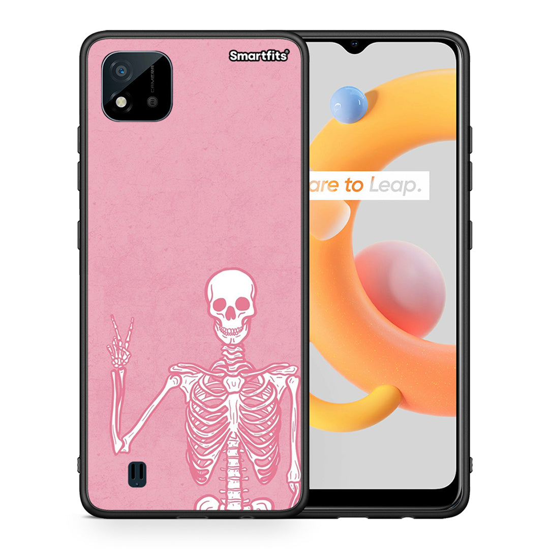 Θήκη Realme C11 2021 Halloween Motivation από τη Smartfits με σχέδιο στο πίσω μέρος και μαύρο περίβλημα | Realme C11 2021 Halloween Motivation case with colorful back and black bezels