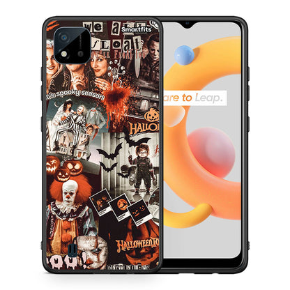 Θήκη Realme C11 2021 Halloween Spooky Season από τη Smartfits με σχέδιο στο πίσω μέρος και μαύρο περίβλημα | Realme C11 2021 Halloween Spooky Season case with colorful back and black bezels