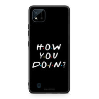 Thumbnail for Realme C11 2021 How You Doin θήκη από τη Smartfits με σχέδιο στο πίσω μέρος και μαύρο περίβλημα | Smartphone case with colorful back and black bezels by Smartfits