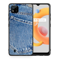 Thumbnail for Θήκη Realme C11 2021 Jeans Pocket από τη Smartfits με σχέδιο στο πίσω μέρος και μαύρο περίβλημα | Realme C11 2021 Jeans Pocket case with colorful back and black bezels