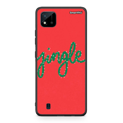 Realme C11 2021 Jingle Xmas θήκη από τη Smartfits με σχέδιο στο πίσω μέρος και μαύρο περίβλημα | Smartphone case with colorful back and black bezels by Smartfits