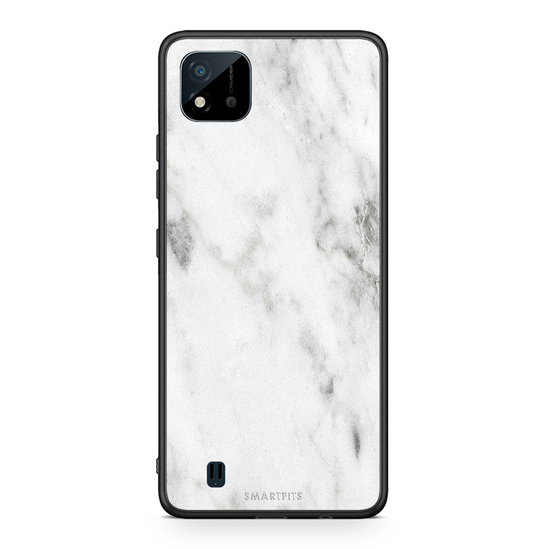 2 - Realme C11 2021 White marble case, cover, bumper