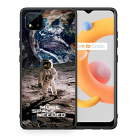 Thumbnail for Θήκη Realme C11 2021 More Space από τη Smartfits με σχέδιο στο πίσω μέρος και μαύρο περίβλημα | Realme C11 2021 More Space case with colorful back and black bezels