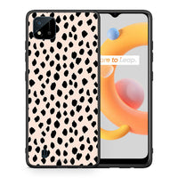 Thumbnail for Θήκη Realme C11 2021 New Polka Dots από τη Smartfits με σχέδιο στο πίσω μέρος και μαύρο περίβλημα | Realme C11 2021 New Polka Dots case with colorful back and black bezels
