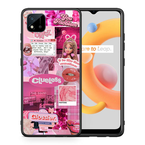 Pink Love - Realme C11 2021 / C20 θήκη