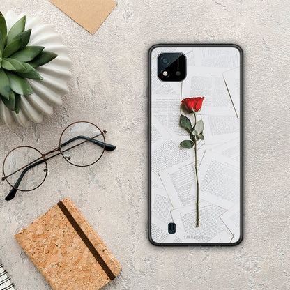 Red Rose - Realme C11 2021 / C20 θήκη