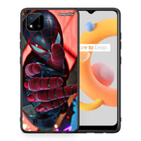 Thumbnail for Θήκη Realme C11 2021 Spider Hand από τη Smartfits με σχέδιο στο πίσω μέρος και μαύρο περίβλημα | Realme C11 2021 Spider Hand case with colorful back and black bezels