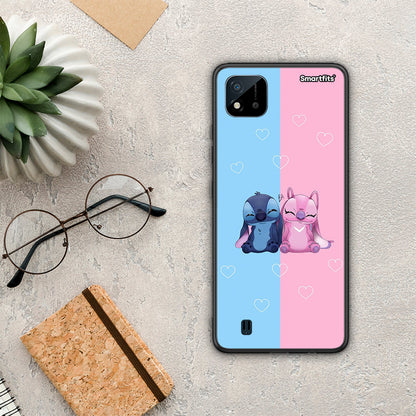 Stitch And Angel - Realme C11 2021 / C20 θήκη