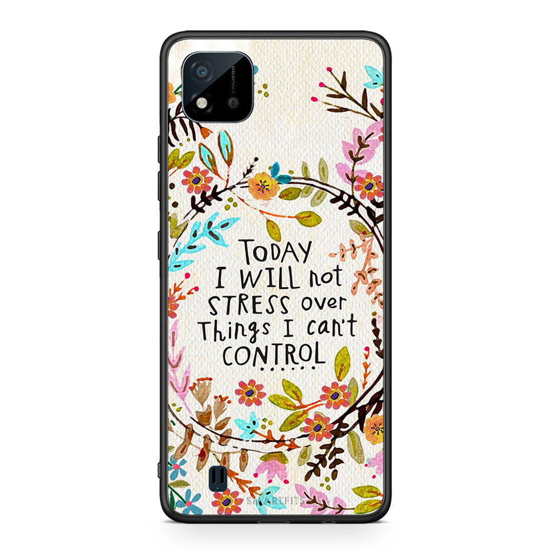 Realme C11 2021 Stress Over θήκη από τη Smartfits με σχέδιο στο πίσω μέρος και μαύρο περίβλημα | Smartphone case with colorful back and black bezels by Smartfits