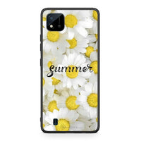 Thumbnail for Realme C11 2021 Summer Daisies Θήκη από τη Smartfits με σχέδιο στο πίσω μέρος και μαύρο περίβλημα | Smartphone case with colorful back and black bezels by Smartfits