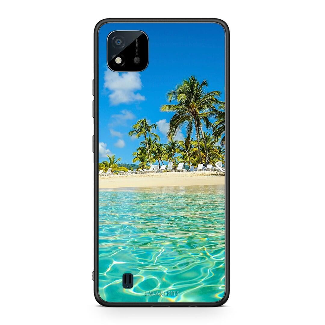 Realme C11 2021 Tropical Vibes Θήκη από τη Smartfits με σχέδιο στο πίσω μέρος και μαύρο περίβλημα | Smartphone case with colorful back and black bezels by Smartfits