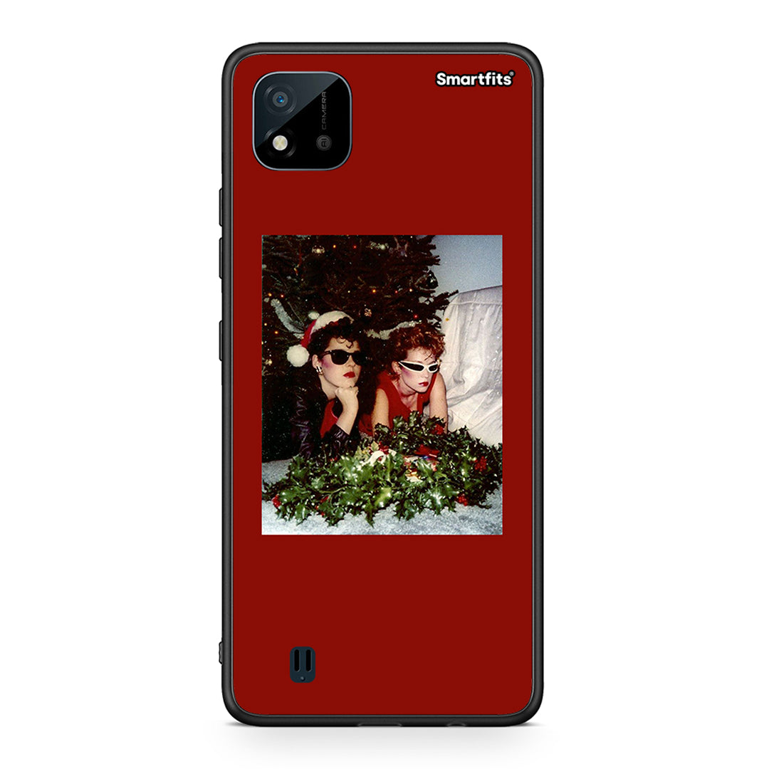 Realme C11 2021 Waiting For Xmas θήκη από τη Smartfits με σχέδιο στο πίσω μέρος και μαύρο περίβλημα | Smartphone case with colorful back and black bezels by Smartfits