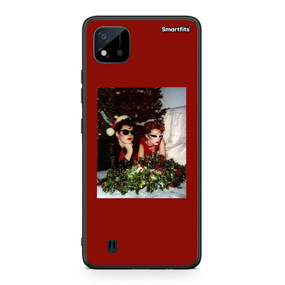 Realme C11 2021 Waiting For Xmas θήκη από τη Smartfits με σχέδιο στο πίσω μέρος και μαύρο περίβλημα | Smartphone case with colorful back and black bezels by Smartfits