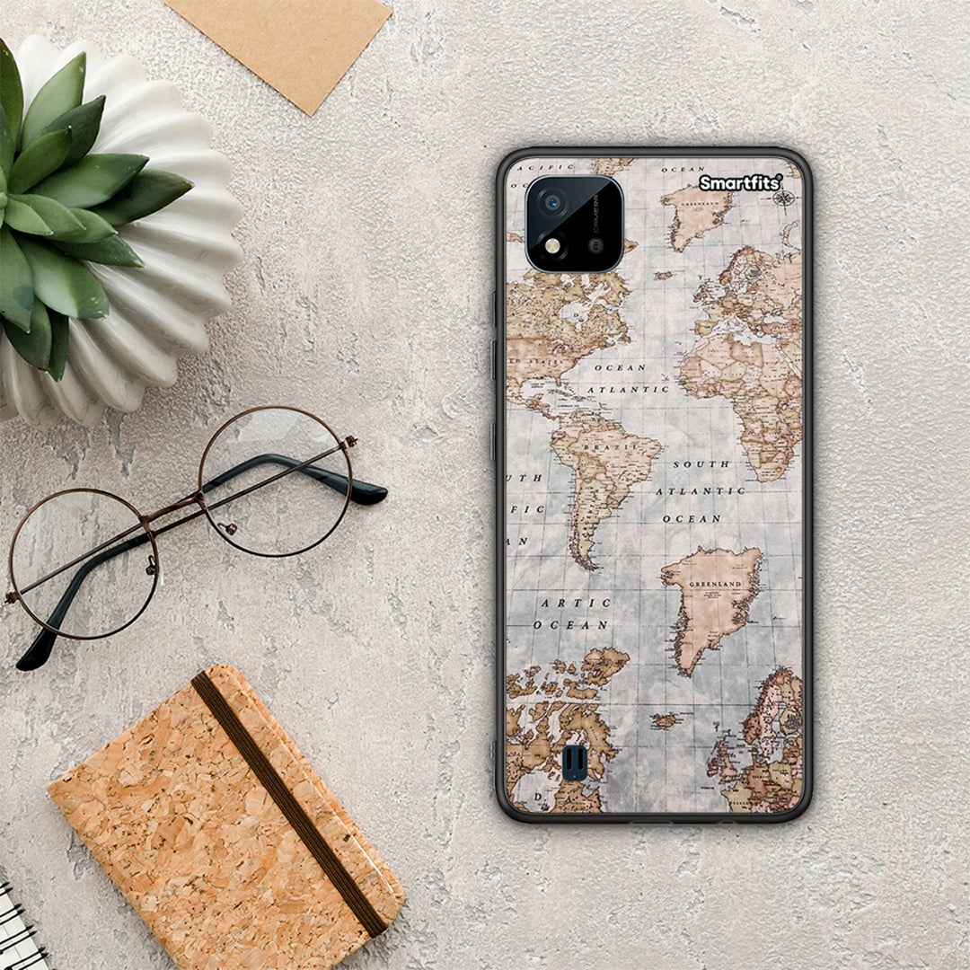 World Map - Realme C11 2021 / C20 θήκη