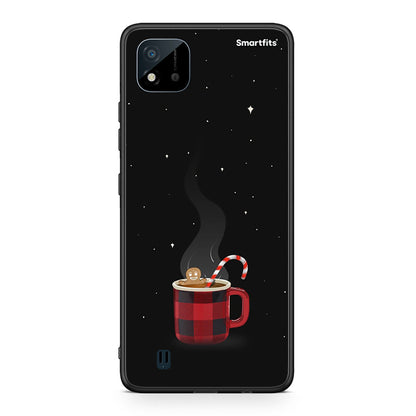 Realme C11 2021 Xmas Bathing θήκη από τη Smartfits με σχέδιο στο πίσω μέρος και μαύρο περίβλημα | Smartphone case with colorful back and black bezels by Smartfits