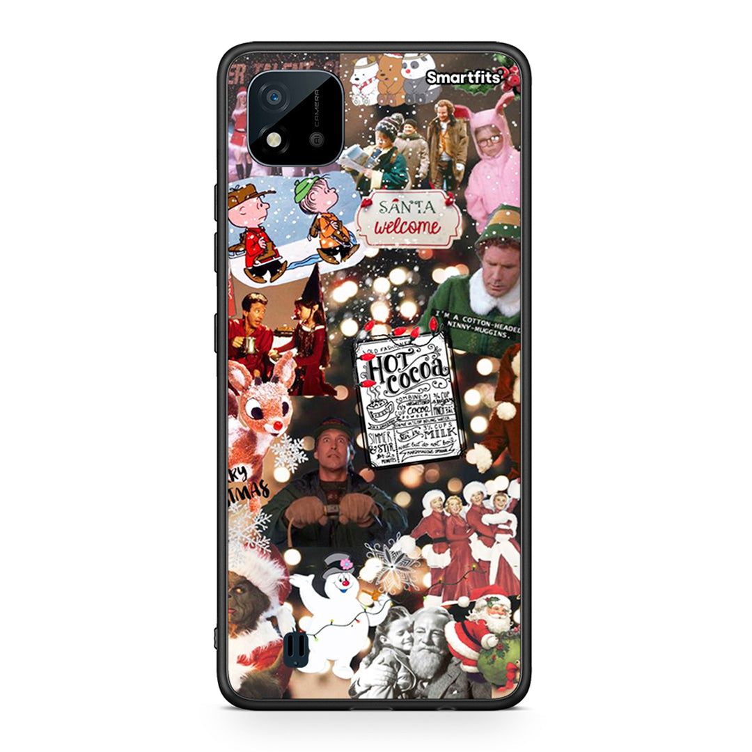 Realme C11 2021 Xmas Movies θήκη από τη Smartfits με σχέδιο στο πίσω μέρος και μαύρο περίβλημα | Smartphone case with colorful back and black bezels by Smartfits