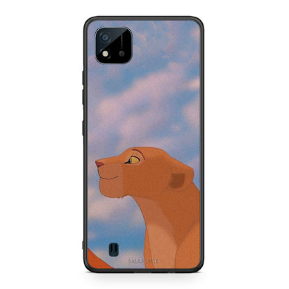 Realme C11 2021 Lion Love 2 Θήκη Αγίου Βαλεντίνου από τη Smartfits με σχέδιο στο πίσω μέρος και μαύρο περίβλημα | Smartphone case with colorful back and black bezels by Smartfits