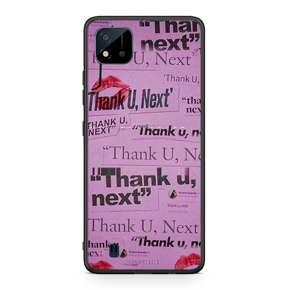 Realme C11 2021 Thank You Next Θήκη Αγίου Βαλεντίνου από τη Smartfits με σχέδιο στο πίσω μέρος και μαύρο περίβλημα | Smartphone case with colorful back and black bezels by Smartfits