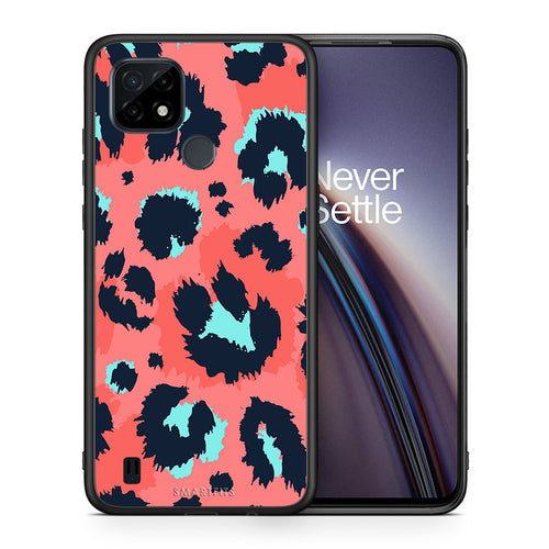 Animal Pink Leopard - Realme C21 θήκη