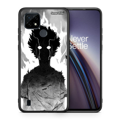 Θήκη Realme C21 Anime Boy από τη Smartfits με σχέδιο στο πίσω μέρος και μαύρο περίβλημα |Realme C21 Anime Boy case with colorful back and black bezels