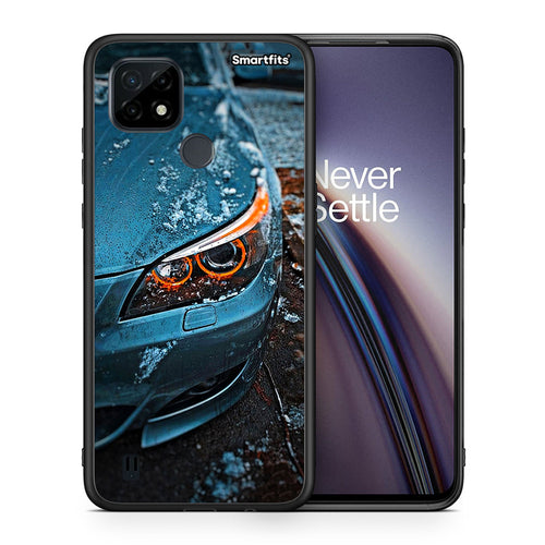 Θήκη Realme C21 Bmw E60 από τη Smartfits με σχέδιο στο πίσω μέρος και μαύρο περίβλημα |Realme C21 Bmw E60 case with colorful back and black bezels