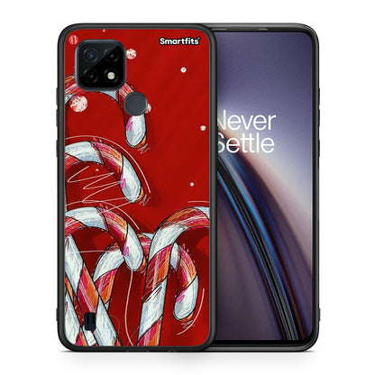 Candy Cane - Realme C21 θήκη