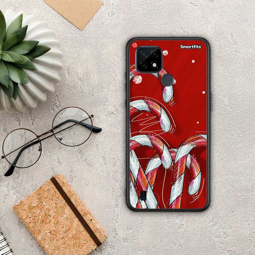 Candy Cane - Realme C21 θήκη